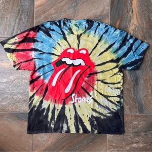 The Rolling Stones No Filter Tour 2021 Tie Dye Shirt Size XL